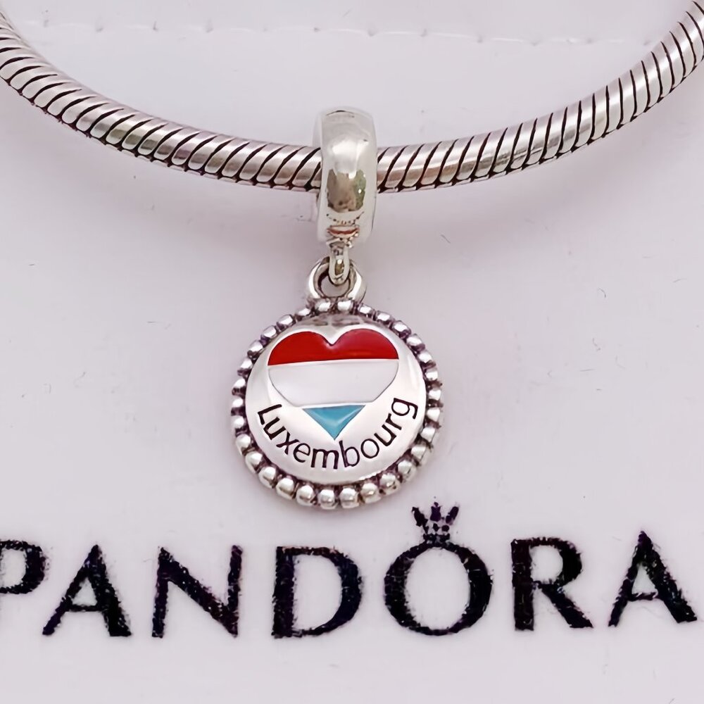 Pandora Luxembourg Flag Exclusive Charm Pendant
